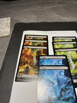 Magic the Gathering MTG Assorted Swamp Full Art x8 Land Cards NM/M Bloomburrow - Image 3