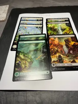 Magic the Gathering MTG Assorted Full Art x8 Land Cards NM/M Bloomburrow - Image 2