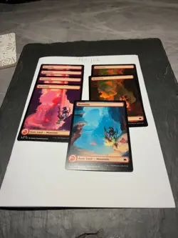 Magic the Gathering MTG Assorted Mountain Full Art x7 Land Card NM/M Bloomburrow - Image 1