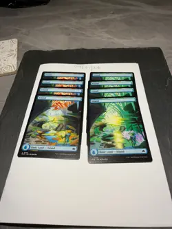 Magic the Gathering MTG Assorted Island Full Art x8 Land Cards NM/M Bloomburrow - Image 1