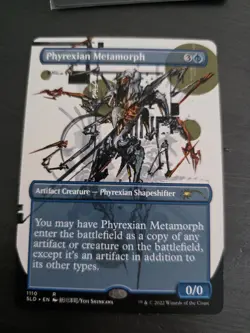 MTG Magic Pyrexian Metamorph 1110 R Sld EN KARTE CARD FULL SPECIAL ART Tcg - Image 1