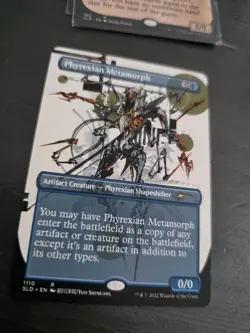 MTG Magic Pyrexian Metamorph 1110 R Sld EN KARTE CARD FULL SPECIAL ART Tcg - Image 2