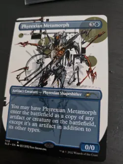 MTG Magic Pyrexian Metamorph 1110 R Sld EN KARTE CARD FULL SPECIAL ART Tcg - Image 3