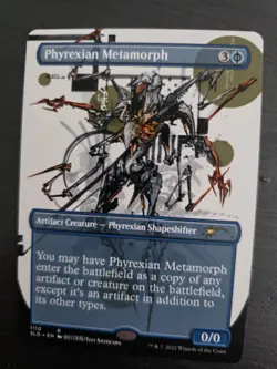 MTG Magic Pyrexian Metamorph 1110 R Sld EN KARTE CARD FULL SPECIAL ART Tcg - Image 4