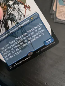 MTG Magic Pyrexian Metamorph 1110 R Sld EN KARTE CARD FULL SPECIAL ART Tcg - Image 5