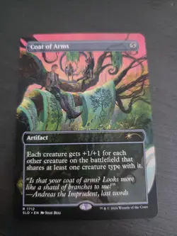 MTG Magic Coat Of Arms R 1712 Sld EN KARTE CARD FULL SPECIAL ART Tcg - Image 1