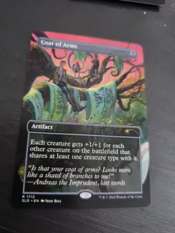MTG Magic Coat Of Arms R 1712 Sld EN KARTE CARD FULL SPECIAL ART Tcg - Image 2