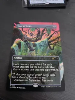 MTG Magic Coat Of Arms R 1712 Sld EN KARTE CARD FULL SPECIAL ART Tcg - Image 3