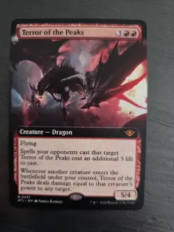 MTG Magic Terror Of The Peaks M 0337 Otj EN KARTE CARD FULL SPECIAL ART Tcg - Image 4