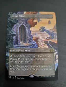 MTG Magic Urzas Urza's Mine R 2xm 370 Saga EN KARTE CARD FULL SPECIAL ART Tcg - Image 1