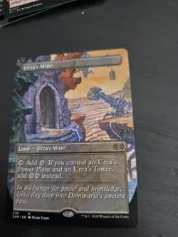 MTG Magic Urzas Urza's Mine R 2xm 370 Saga EN KARTE CARD FULL SPECIAL ART Tcg - Image 3