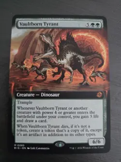 MTG Magic Vaultborn Tyrant M 0085 85 Big EN KARTE CARD FULL SPECIAL ART Tcg - Image 1