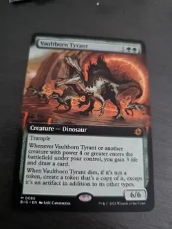 MTG Magic Vaultborn Tyrant M 0085 85 Big EN KARTE CARD FULL SPECIAL ART Tcg - Image 2