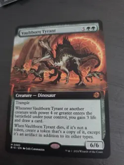 MTG Magic Vaultborn Tyrant M 0085 85 Big EN KARTE CARD FULL SPECIAL ART Tcg - Image 3