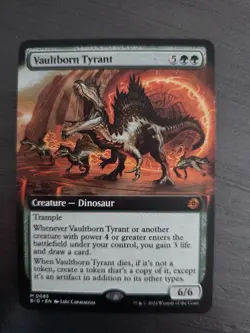 MTG Magic Vaultborn Tyrant M 0085 85 Big EN KARTE CARD FULL SPECIAL ART Tcg - Image 4