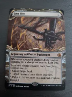MTG Magic Lost Jitte M 0053 53 Big EN KARTE CARD FULL SPECIAL ART Tcg - Image 1