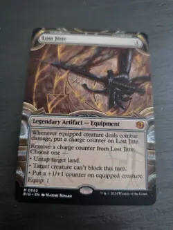 MTG Magic Lost Jitte M 0053 53 Big EN KARTE CARD FULL SPECIAL ART Tcg - Image 3