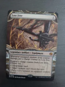 MTG Magic Lost Jitte M 0053 53 Big EN KARTE CARD FULL SPECIAL ART Tcg - Image 4
