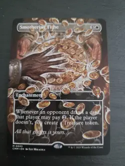 MTG Magic Smothering Tithe Fullart Cmm M 0693 EN KARTE CARD FULL SPECIAL ART - Image 1