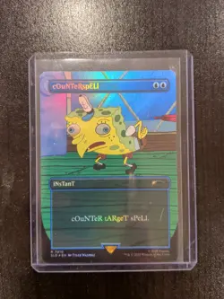 spongebob mtg secret lair bonus card counterspell - Image 1