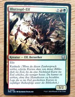 Mtg Magic: Blutzopf-Elf/ Bloodbraid Elf, DEUTSCH, Nearmint - Image 1