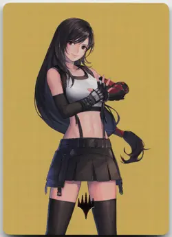 Tifa, Martial Artist Art Card (Gold-Stamped Planeswalker Symbol) S Art 52 NM - Image 1
