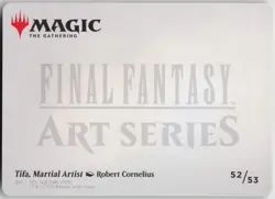 Tifa, Martial Artist Art Card (Gold-Stamped Planeswalker Symbol) S Art 52 NM - Image 2