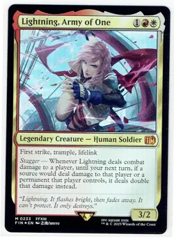 Lightning, Army Of One 233 - MTG FF - Mythic Foil - NM - Image 1