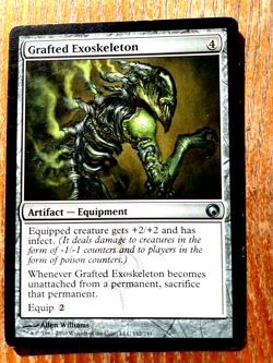 Grafted Exoskeleton Scars of Mirrodin Regular Excellent condition must see!!!! - Image 1
