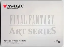Farewell Art Card (Gold-Stamped Signature) S Art Series: FINAL FANTASY 31 NM - Image 2