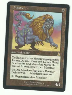 TOP & KULT Masticor / Masticore - URZA's DESTINY - deutsch (fine -) *Rare* - Image 1