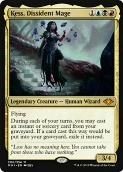 mtg magic kess, dissident mage ENGLISH FRENCH kess mage dissidente 2 available - Image 1