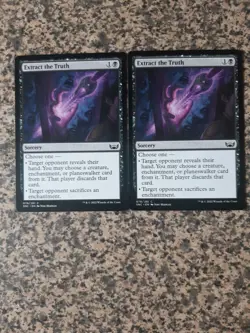 MTG 2 x Extract the Truth - Streets of New Capenna - Image 1