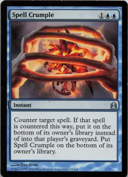 Spell Crumple U Commander 63 - LP - Image 1