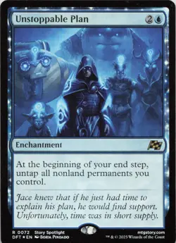 Unstoppable Plan - FOIL - R Aetherdrift 72 - MTG - Image 1