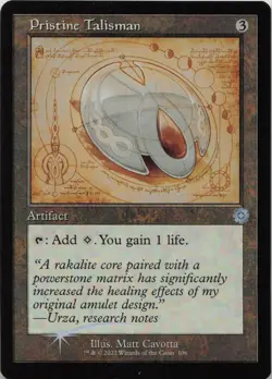 Pristine Talisman (Schematic) - FOIL - U The Brothers' War: Retro Frame Artifact - Image 1