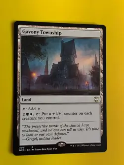 Gavony Township. rare land Magic the Gathering Card. - Image 2