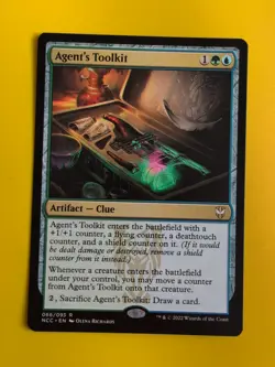 Agent's Toolkit. rare CLue. NCC Magic the Gathering Card. - Image 2