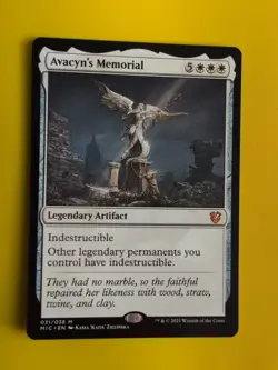Avacyn's Memorial. Mythic Legendary Artifact. Magic the Gathering Card. - Image 2