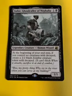 Jadar, Ghoulcaller of Nephalia. MID rare human wizard Magic the Gathering Card. - Image 3