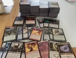 1100 ENGLISCHE Magic The Gathering Karten mit Uncommons und Rares MtG Sammlung - Image 1