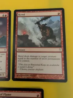 Rite of Flame, Skred, Thermopod. Codnap red MTG 3 Card. - Image 4