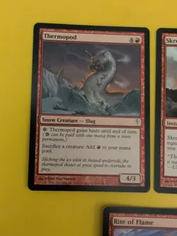 Rite of Flame, Skred, Thermopod. Codnap red MTG 3 Card. - Image 5