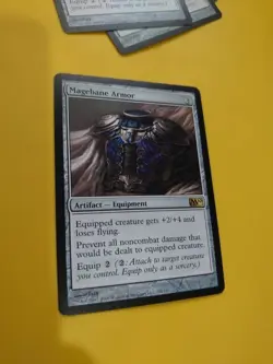Magebane Armor Rare Artifact Equipment MTG Card. Core set 2010 M10 - Image 3