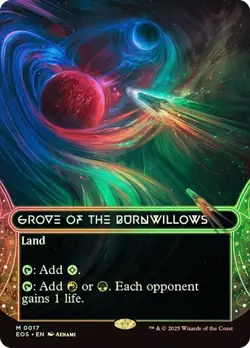 MTG - Grove of the Burnwillows - Foil - Stellar Sights - Edge of Eternities - Image 1