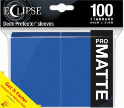 Ultra Pro Matte Deck Protector Sleeves ECLIPSE BLUE 100ct MAGIC POKEMON - Image 1