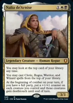x1 Nalia de'Arnise - Foil - Deck Exclusive M MTG Commander Legends: Battle for B - Image 1