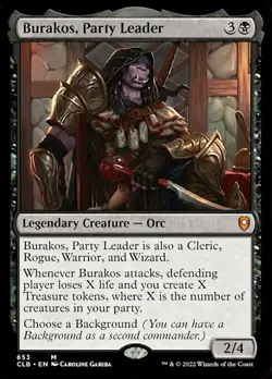 [1x] Burakos, Party Leader - Foil Near Mint, English Commander Legends: Battle F - Image 1