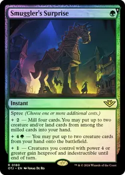 MTG Outlaws Of Thunder Junction Smuggler's Surprise x1 Foil Rare Instant NM/M - Image 1