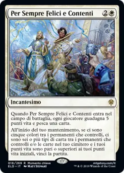 MTG HAPPILY EVER AFTER EXC - PER SEMPRE FELICI E CONTENTI - ELD - MAGIC - Image 1